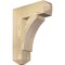 Ekena Millwork Thorton Craftsman Rough Sawn Bracket, Douglas Fir, 4"W x 14"D x 18"H BKT04X14X18THR04RDF - alternate 1
